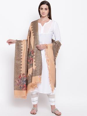 printed woolen shawl - 16656607 - Standard Image - 2