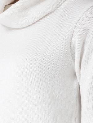 cowl neck solid pullover - 16657499 - Standard Image - 5