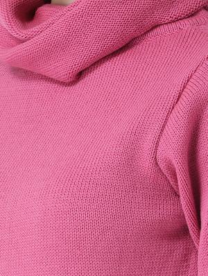 cowl neck solid pullover - 16657500 - Standard Image - 5