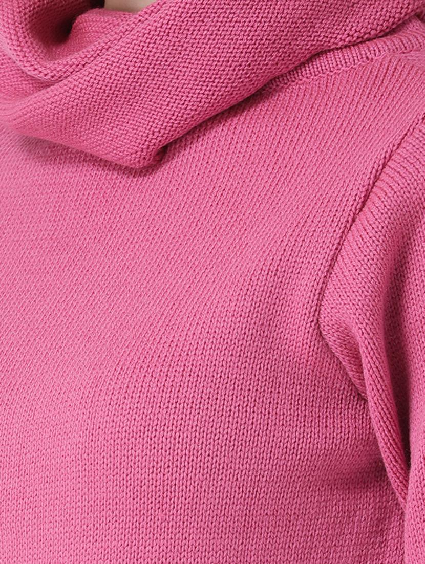 cowl neck solid pullover - 16657500 - Zoom Image - 5