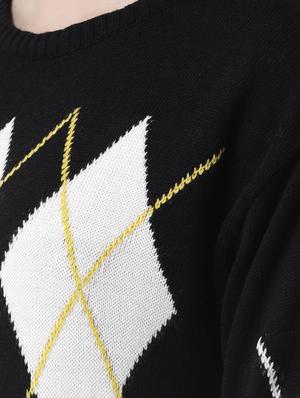 color block crew neck pullover - 16657507 - Standard Image - 5