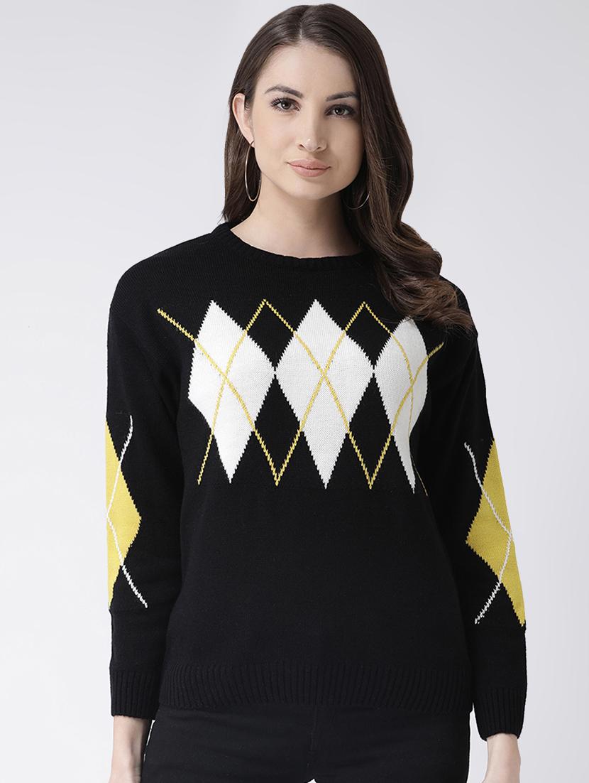 color block crew neck pullover - 16657507 - Zoom Image - 2