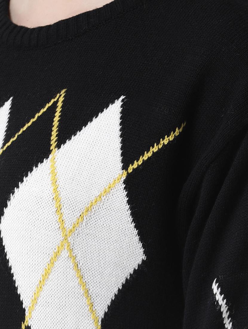 color block crew neck pullover - 16657507 - Zoom Image - 5