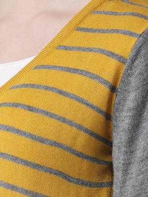 long sleeved striped cardigan - 16657515 - Standard Image - 5