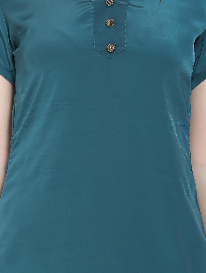 mandarin neck solid top - 16657578 - Zoom Image - 5