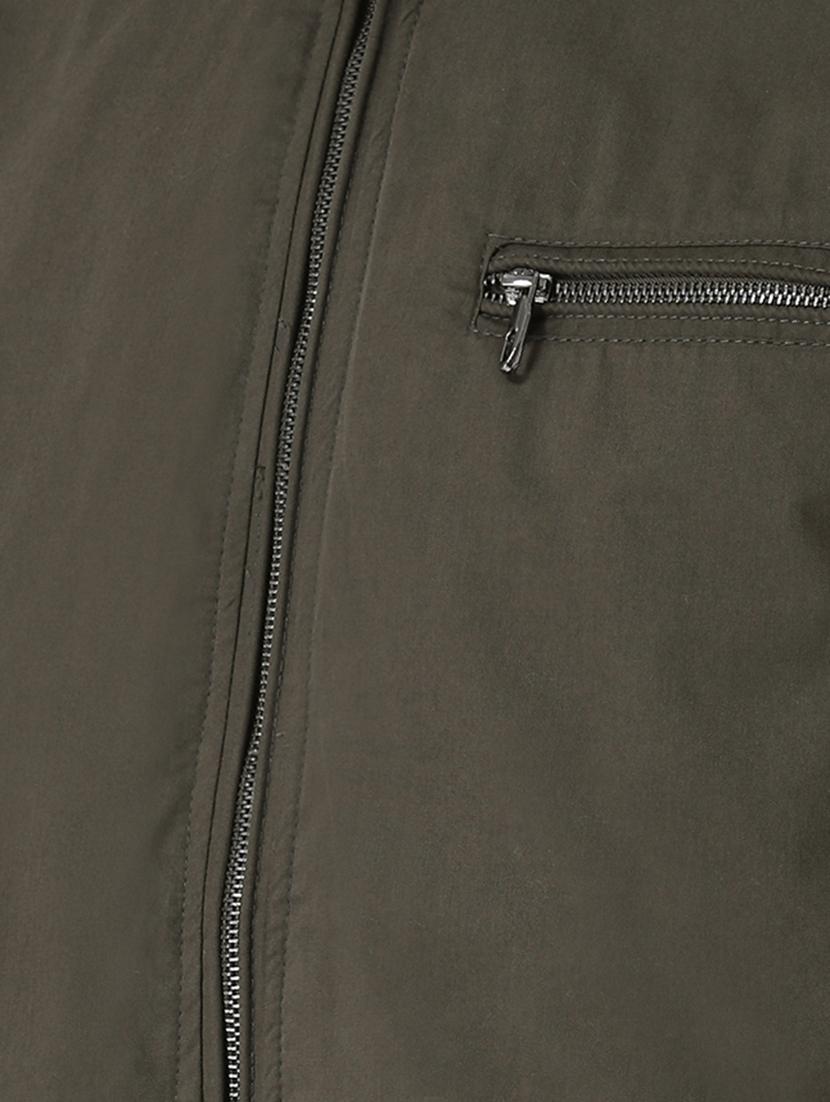 green solid casual jacket - 16657678 - Zoom Image - 5