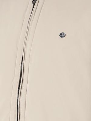 beige solid casual jacket - 16657679 - Standard Image - 5