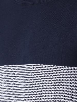 navy blue self design pullover - 16657692 - Standard Image - 5