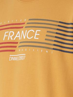 yellow printed sweatshirt - 16657715 - Standard Image - 5