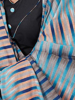 printed unstitched suit - 16657982 - Standard Image - 2