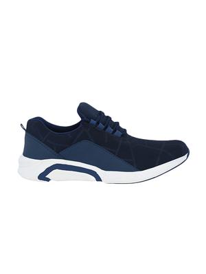 blue fabric lace up sport shoes - 16658125 - Standard Image - 2