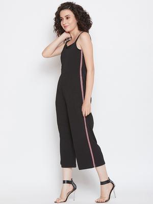 square neck side tapping jumpsuit - 16658305 - Standard Image - 2