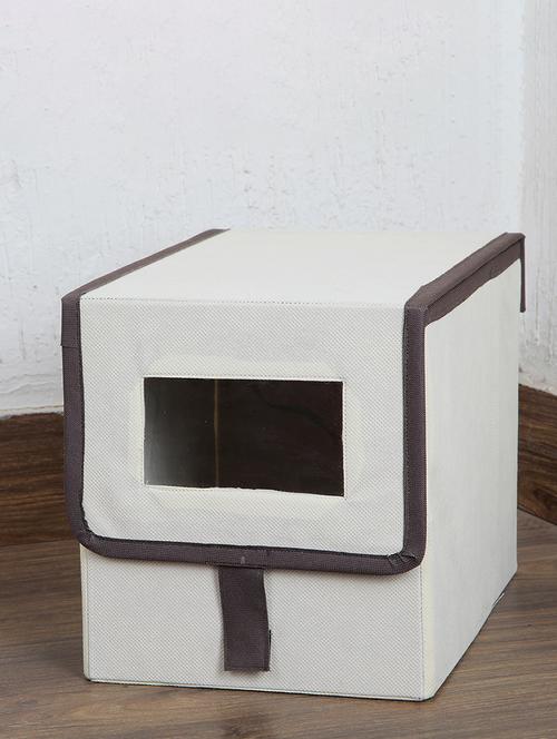 cream small shoe organiser - 16658691 - Standard Image - 1
