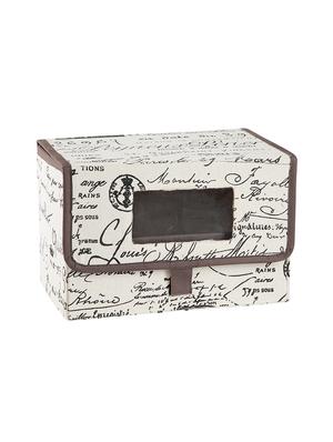 calligrphy print shoe organiser - 16658694 - Standard Image - 2