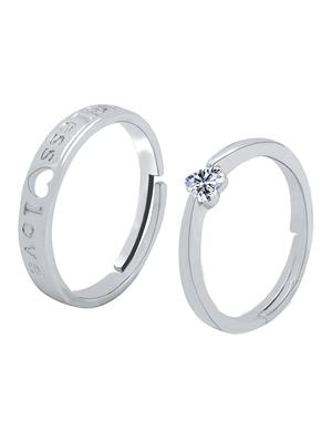 silver tone finger ring - 16658792 - Standard Image - 2