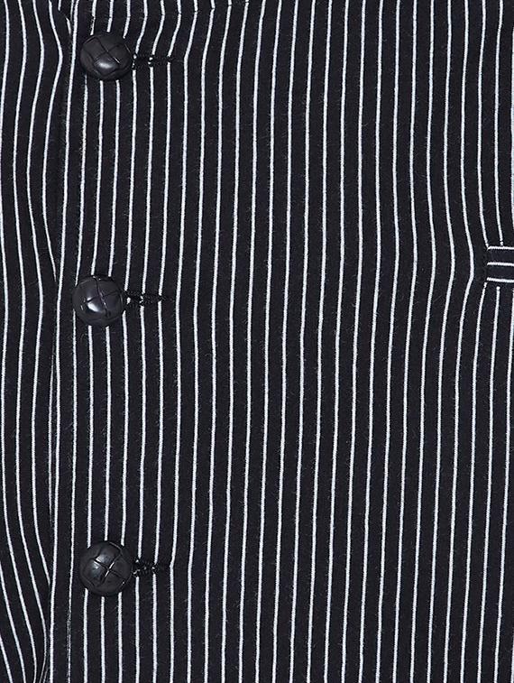 black striped nehru jacket - 16659372 - Zoom Image - 5