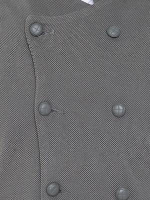 grey self design double breasted nehru jacket - 16659373 - Standard Image - 5