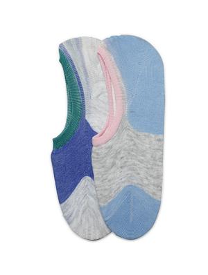 j style women's cotton and nylon pack of 2 socks - 16659626 - Standard Image - 2