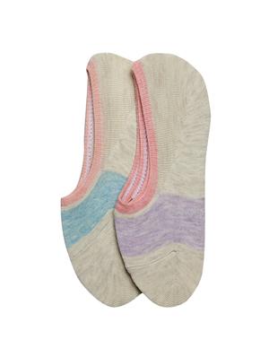 j style women's cotton and nylon pack of 2 socks - 16659636 - Standard Image - 2