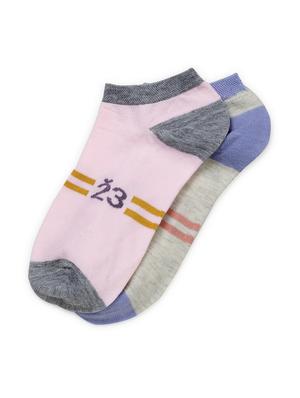 j style women's cotton and nylon pack of 2 socks - 16659710 - Standard Image - 2