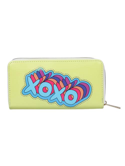 yellow leatherette (pu) regular purse - 16660348 - Standard Image - 1