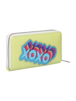 yellow leatherette (pu) regular purse - 16660348 - Standard Image - 2
