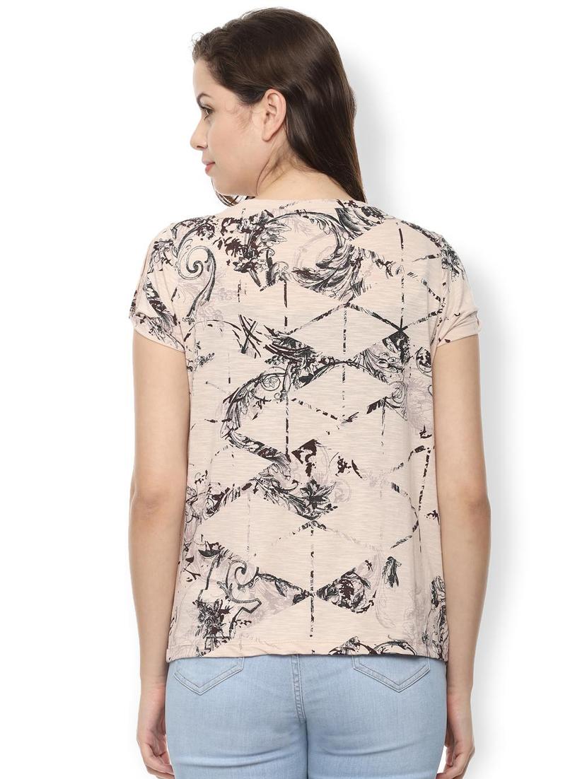 round neck abstract tee - 16660661 - Zoom Image - 2