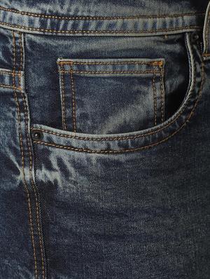 blue heavy washed denim jeans - 16660979 - Standard Image - 5