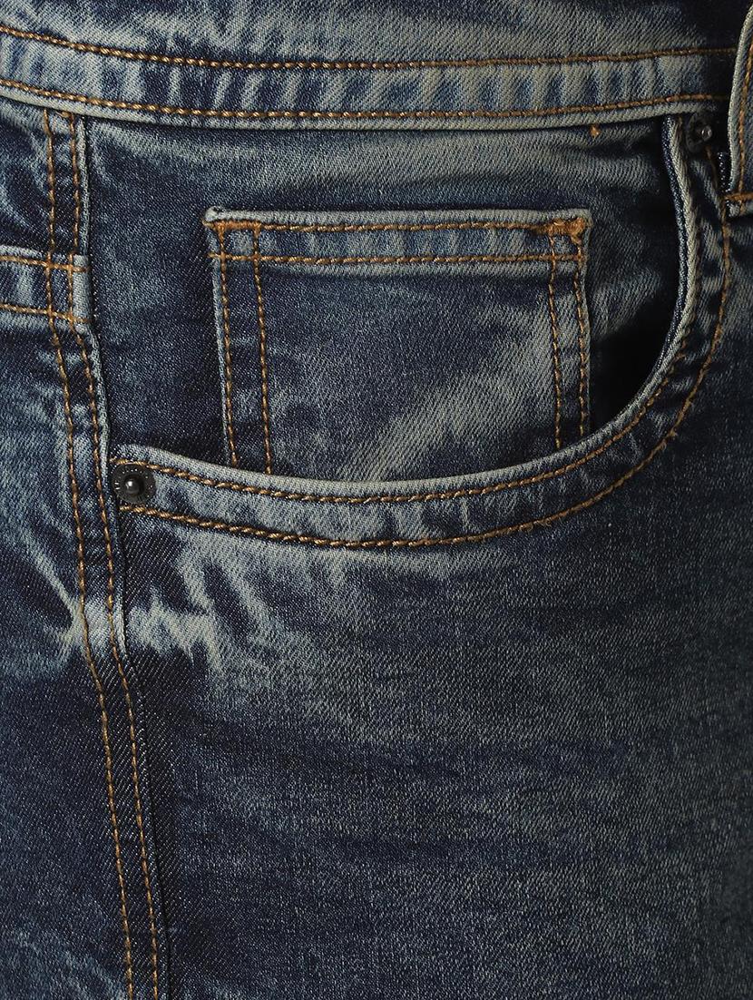 blue heavy washed denim jeans - 16660979 - Zoom Image - 5