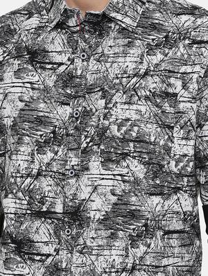 black printed casual shirt - 16661450 - Standard Image - 5