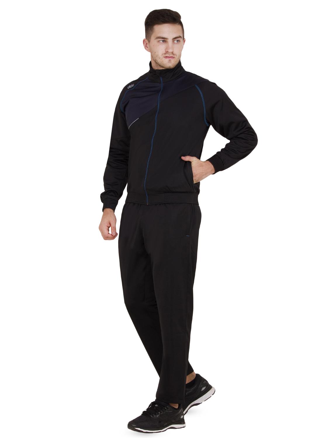 black color block track suit - 16661769 - Zoom Image - 2