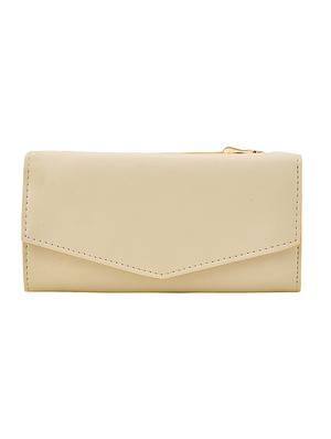 beige leatherette (pu) wallet - 16661874 - Standard Image - 2