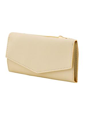 beige leatherette (pu) wallet - 16661874 - Standard Image - 5