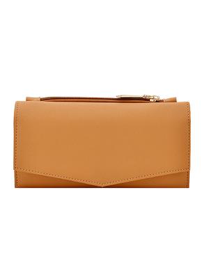 brown leatherette (pu) wallet - 16661878 - Standard Image - 2