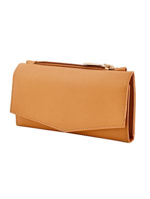 brown leatherette (pu) wallet - 16661878 - Standard Image - 5
