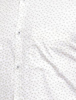 white floral print formal shirt - 16661928 - Standard Image - 5