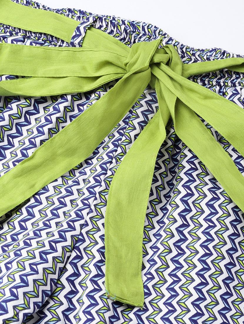chevron straight palazzo - 16662044 - Zoom Image - 5