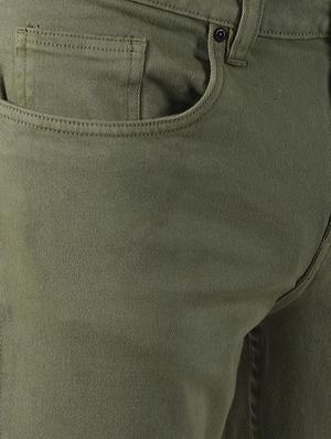green plain denim jeans - 16662257 - Standard Image - 5