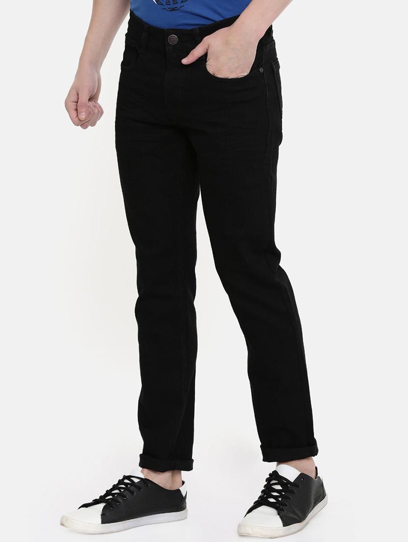 black solid plain jeans - 16662375 - Zoom Image - 2