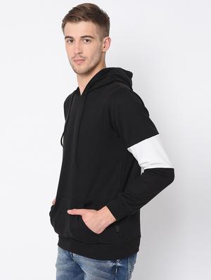black color block sweatshirt - 16662731 - Standard Image - 2