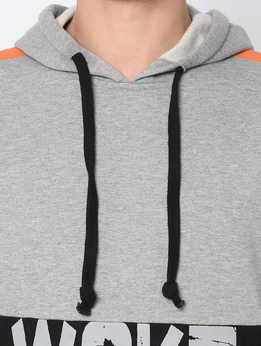 grey color block sweatshirt - 16662733 - Zoom Image - 5