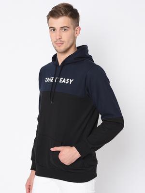 black color block sweatshirt - 16662752 - Standard Image - 2
