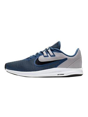 blue fabric lace up sport shoes - 16662792 - Standard Image - 2