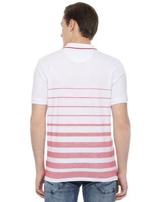 white striped polo t-shirt - 16663507 - Standard Image - 2