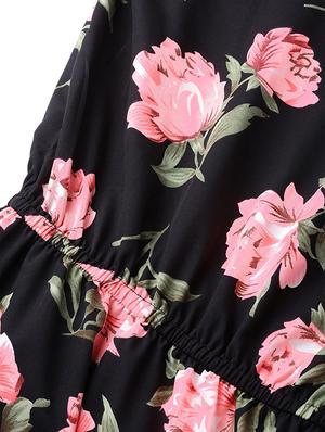 single shoulder floral blouson dress - 16663610 - Standard Image - 5