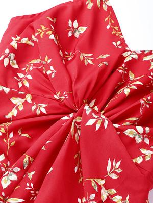 cami neck twist detail a-line dress - 16663611 - Standard Image - 5
