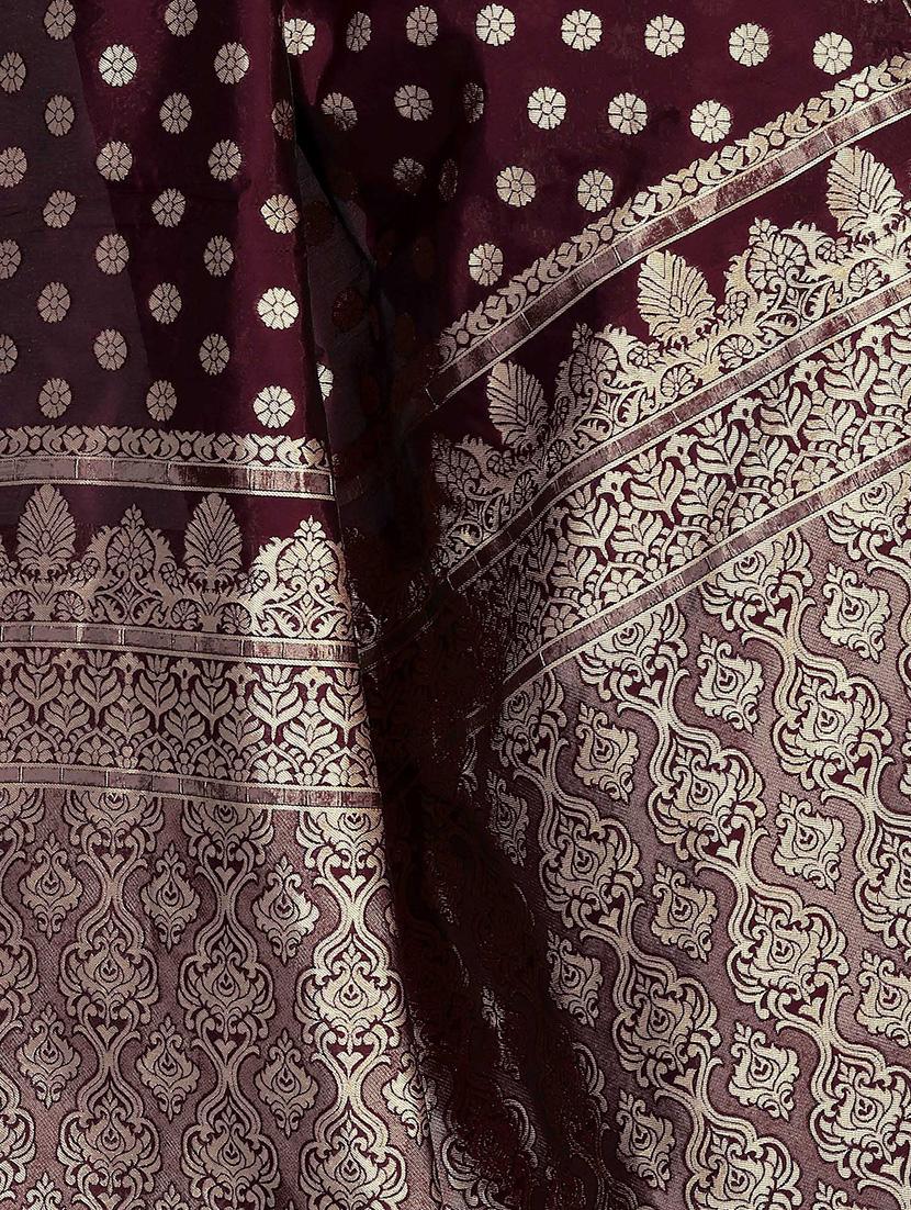 zari work banarasi saree with blouse - 16663811 - Zoom Image - 2