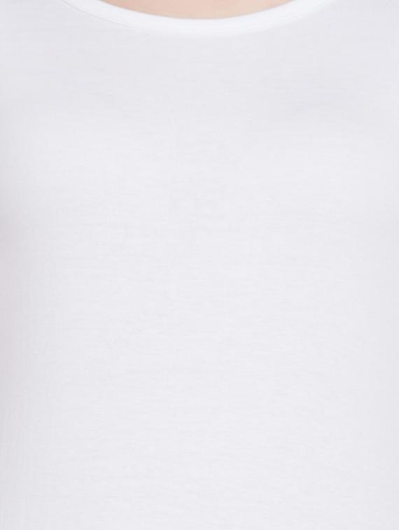 round neck solid tee - 16663947 - Zoom Image - 5