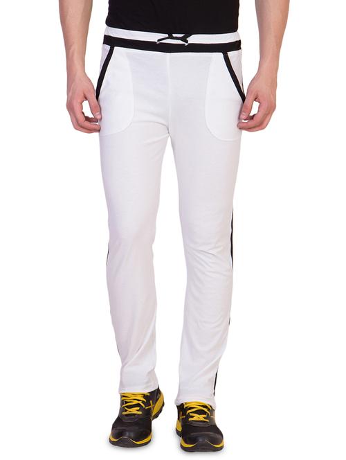 white side striped full length track pant - 16664687 - Standard Image - 1