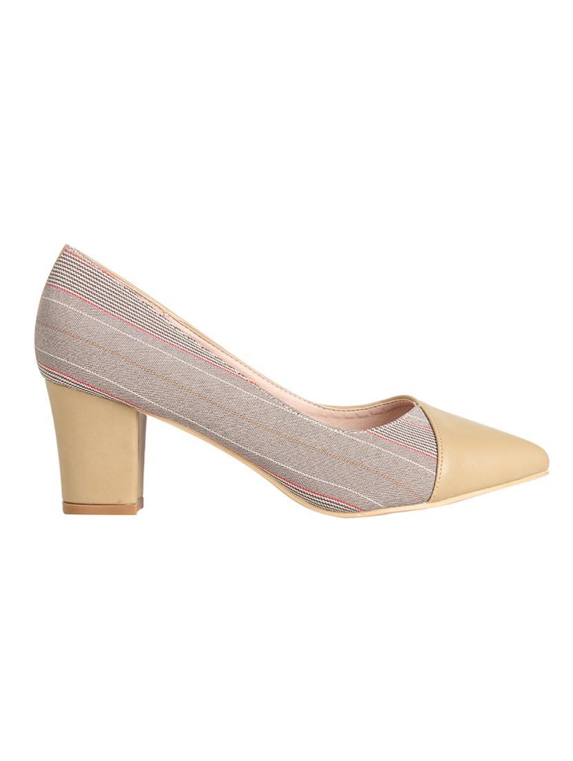 beige slip on pumps - 16665798 - Zoom Image - 2